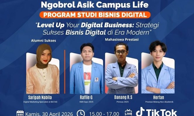
					Mau Jago Bisnis Digital? Ikuti Talkshow NiCE UNM 2026 dan Level Up Skill Kamu Sekarang!