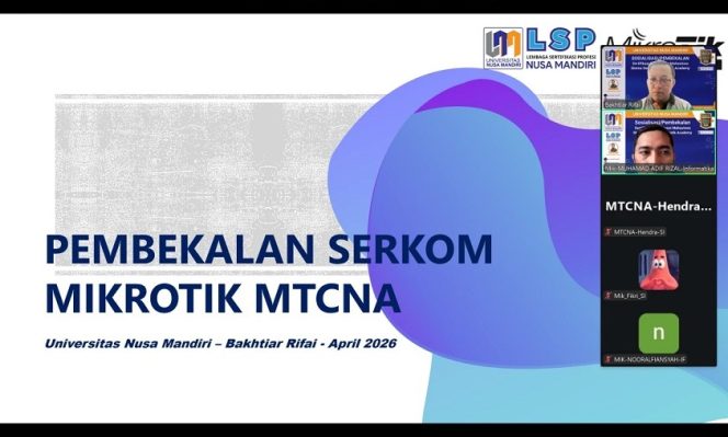 
					UNM Genjot Sertifikasi MikroTik MTCNA, Mahasiswa Dibekali Skill Jaringan Siap Industri