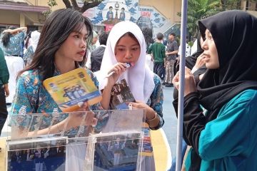 Booth Digital UNM Diserbu Siswa di Job Fair