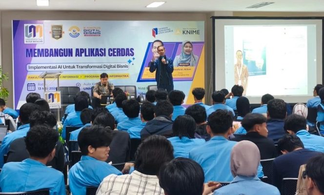 
					AI Cuma Buat Gaya? Mahasiswa Informatika UNM Diajak Bangun Aplikasi Cerdas untuk Dunia Bisnis