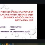 Prediksi Energi Surya Pakai AI