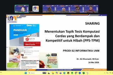UNM Bekali Mahasiswa Susun Tesis Komputasi Cerdas