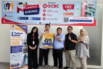 Campus Hiring OCBC di UNM Diserbu Alumni