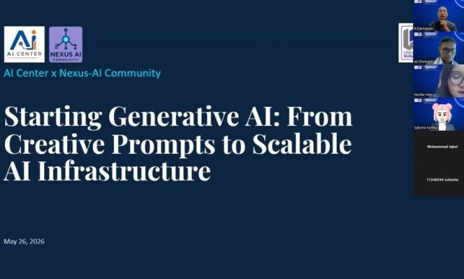 
					Generative AI Bukan Lagi Teori! AI Center UNM Ajak Generasi Muda Langsung Berkarya