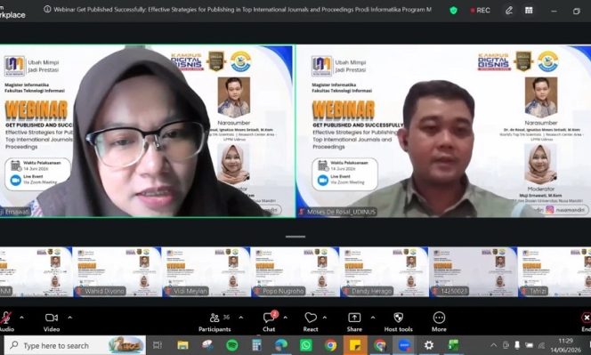 
					Rahasia Lolos Jurnal Scopus Dibedah di Webinar Magister Informatika UNM