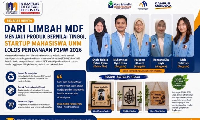 
					Startup Mahasiswa UNM Tembus Pendanaan Nasional, Artholic Studio Sulap Limbah Jadi Bisnis Cuan