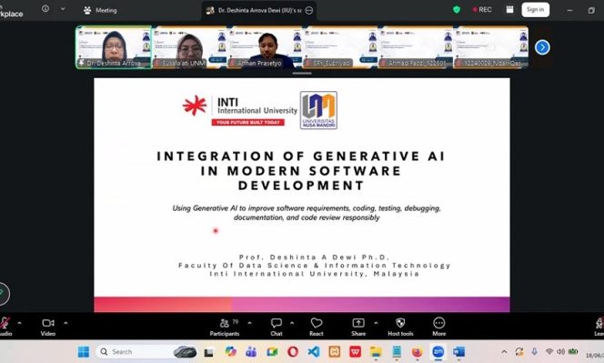 
					Generative AI Ubah Dunia Coding, Pakar Malaysia Beberkan Strateginya di UNM