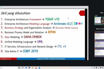 Mahasiswa Sistem Informasi UNM Dibekali Enterprise Architecture