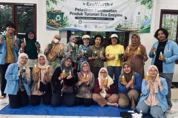 Mahasiswa UNM Sulap Eco Enzyme Jadi Sabun dan Hand Sanitizer