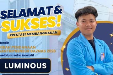 Mahasiswa Bisnis Digital UNM Raih Hibah Santripreneur BAZNAS 2026