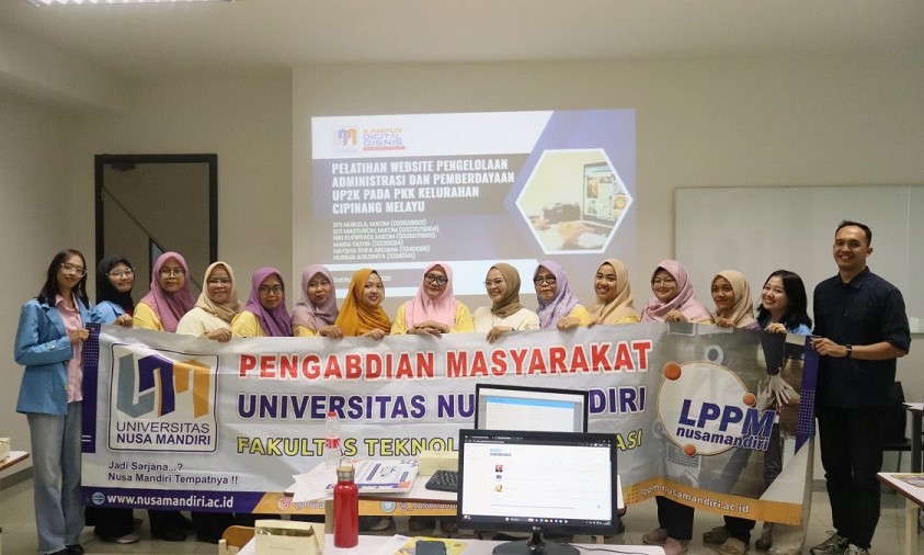 UNM Latih PKK Cipinang Melayu Kelola Website