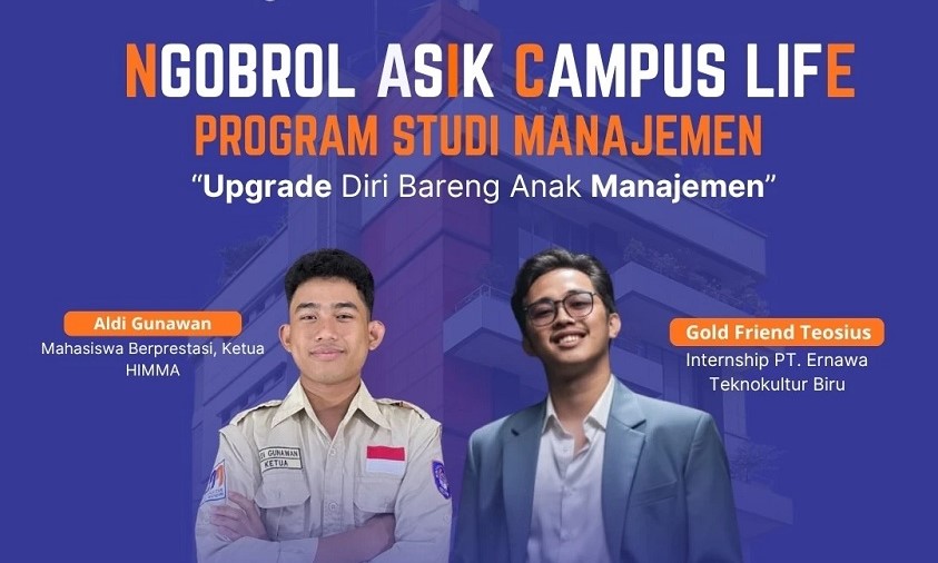 Universitas Nusa Mandiri Akan Gelar NICE 2026, Mahasiswa Manajemen Berbagi Pengalaman Organisasi dan Magang Universitas Nusa Mandiri Akan Gelar NICE 2026