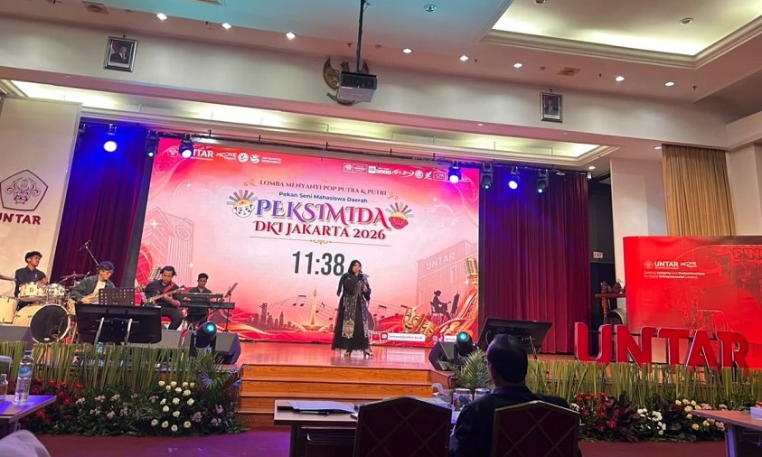 Mahasiswi Universitas Nusa Mandiri Tampil Memukau di PEKSIMIDA DKI 2026