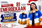 Universitas Nusa Mandiri Bagikan Jaket Varsity Gratis