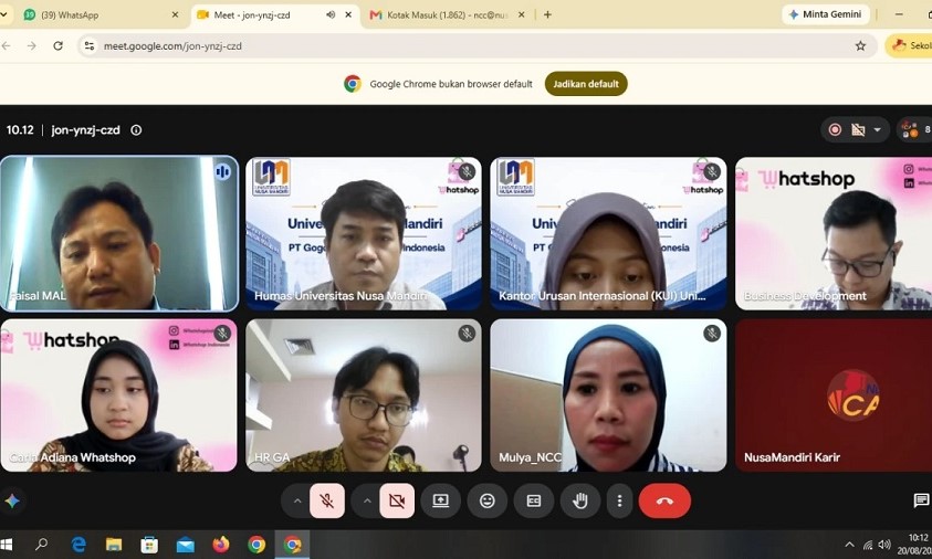 Universitas Nusa Mandiri Bahas Apprenticeship WhatsApp