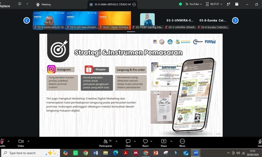 Artholic Studio Tembus Tahap Evaluasi P2MW 2026