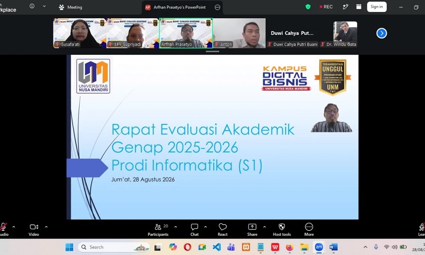 Evaluasi Akademik Informatika UNM