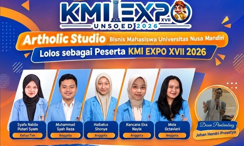 Tim Artholic Studio UNM Lolos KMI Expo XVII 2026 Berkat Olahan Limbah Kayu Tim Artholic Studio UNM Lolos KMI Expo XVII 2026