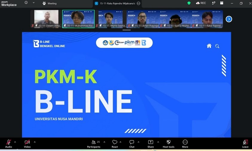 Tim B-LINE Universitas Nusa Mandiri Lalui Tahap PKP2