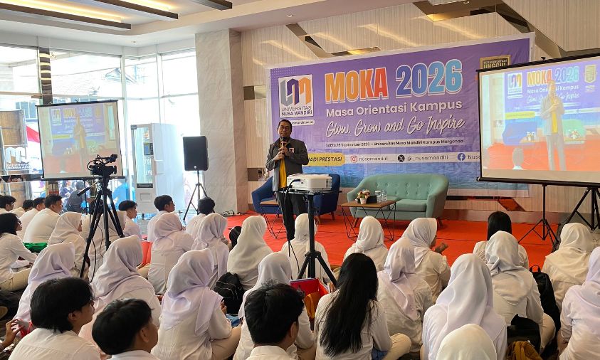 MOKA 2026 Universitas Nusa Mandiri Bekali Mahasiswa Baru Hadapi Dunia Kerja MOKA 2026 Universitas Nusa Mandiri