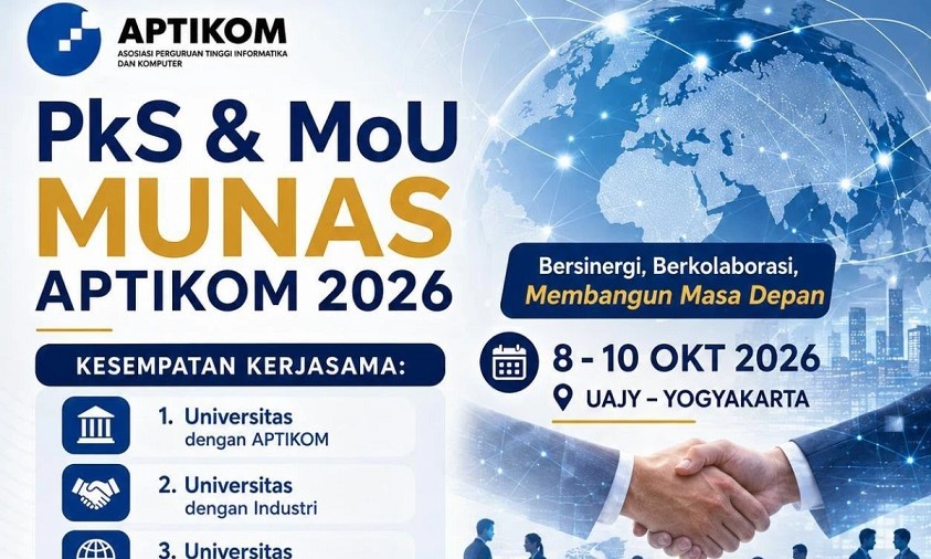 Perkuat Sinergi Pendidikan Tinggi, Universitas Nusa Mandiri Siap Ikuti Munas APTIKOM 2026 Universitas Nusa Mandiri Siap Ikuti Munas APTIKOM 2026