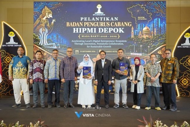 Universitas Nusa Mandiri Hadiri Pelantikan BPC HIPMI Depok