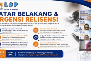 Perpanjangan Lisensi Sertifikasi Kompetensi