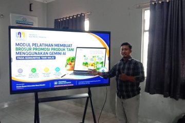 Dosen Universitas Nusa Mandiri Latih Komunitas Tani Maju