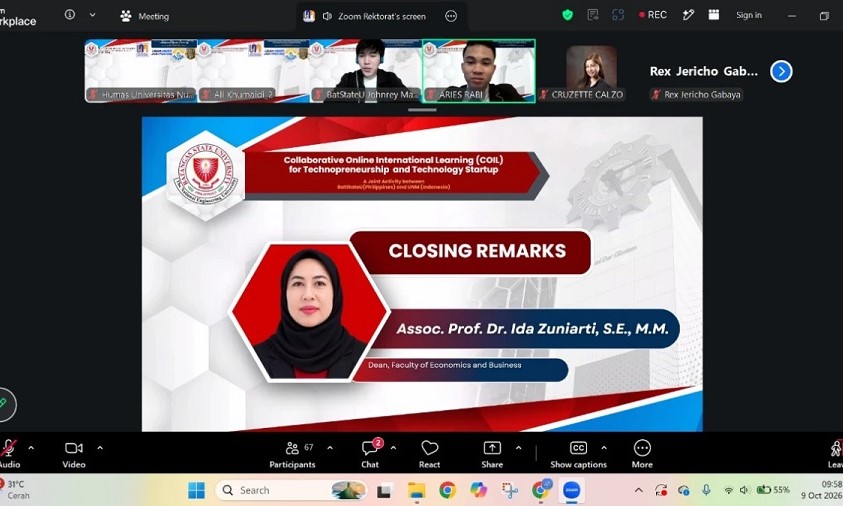 UNM dan Kampus Filipina Gelar COIL